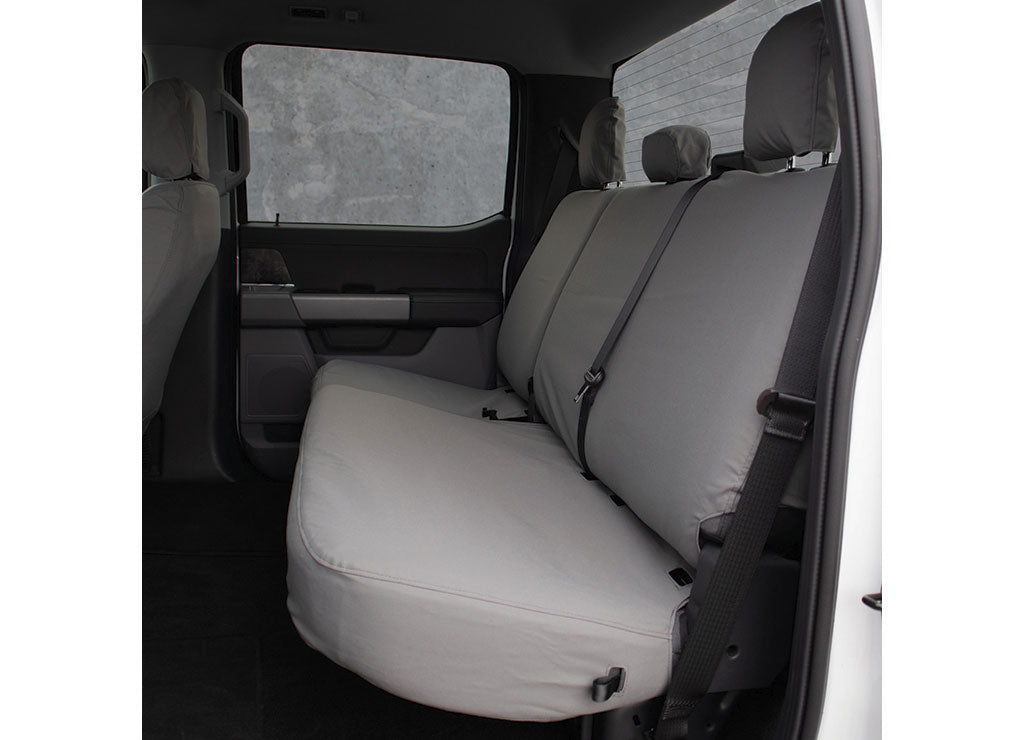 TigerTough 2021-2024 F-150 and 2023-2024 F-250, F-350 and F450SUPERCAB Black 60 and 40 Seat Cover, 2nd Row Only - W0555064-IW-BLK - image 1