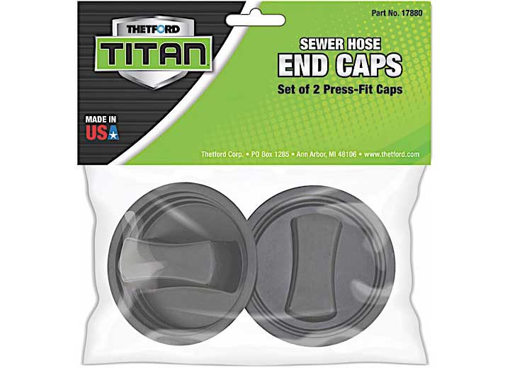 Thetford Titan End, Cap 2 Pack Plumbing Component - 17880 - image 1