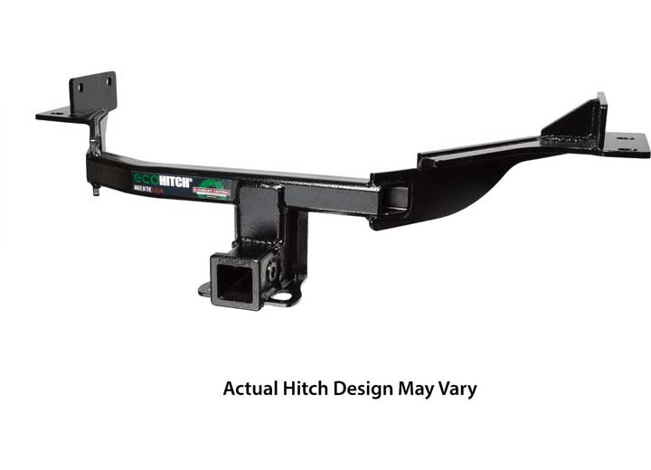 EcoHitch 2015-2017 Golf, Tdi, GTI Trailer Hitch Hidden Design 2 in Black, 2000 lb GTW Receiver Hitch Weight Carrying Capacity - X7309 - image 1