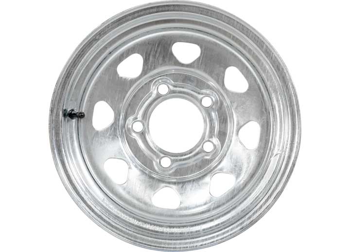 Taskmaster Steel Galvanized 13x4 5x4.5 Trailer Wheel, 3.19Cb,0Os, 5x4.5 Trailer Wheel Bolt Pattern - WG-13045545-GS-14392 - image 1