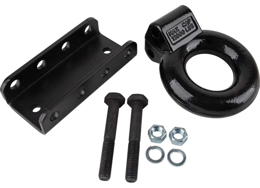Tow-Rite 6-Ton Pintle Ring Kit with 3" Eye, Adjustable Support & Hardware - 22-9601 - image 1