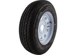 Tow-Rite ST175/80R13 Mounted On White Spoke 13x4.5, 4x4, Load Rating: C 6-Ply Rated, 1,360 lb - RDG25-700-WS4 - image 1