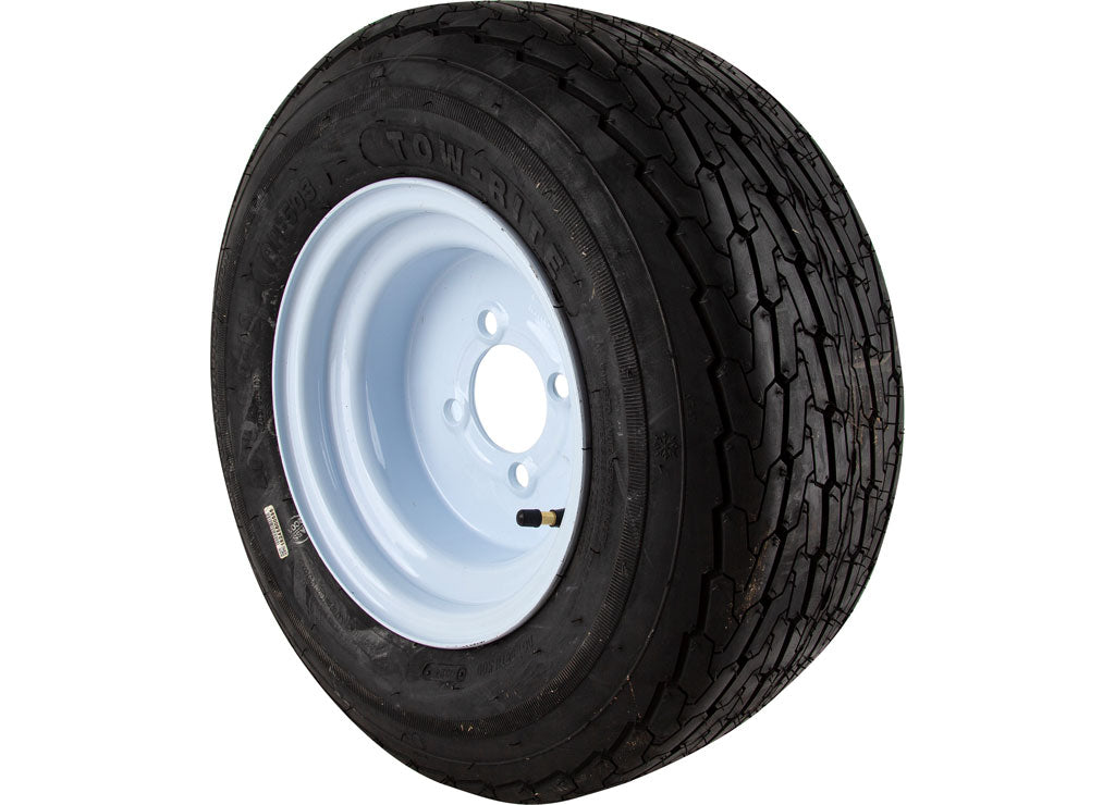 Tow-Rite 20.5x8x10 Mounted On White Standard 10x6, 4x4 Load Rating: C 6-Ply Rated, 1,100 lb - RDG3727-W4 - image 1