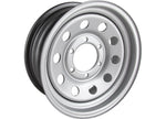 Tow-Rite 15 x 6 in Silver Modular Rim, Bp 6-5.5, Et 0, Center Bore 4.25, 2,600 lb, Boxed, 15x6 Trailer Wheel Size - RT3825 - image 1