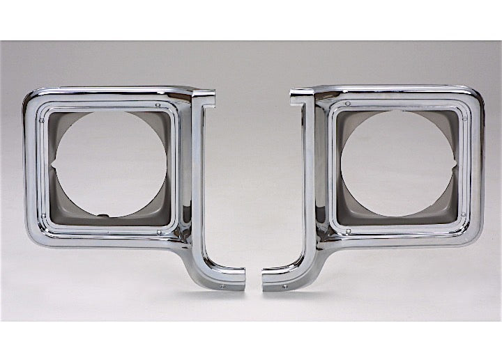 Sherman Parts RH Headlamp Door chrome/Arg with Single Round Headlamp Chevy/ pickup/Blazer/Jimmy/Suburb AN 1973-1978 - 898-95R - image 1