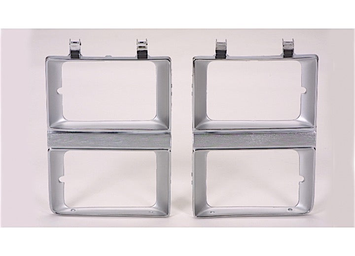 Sherman Parts RH Headlamp Door chrome/Arg with Dual Rect Headlamp Chevy/ pickup/Blazer/Jimmy/Suburban 1981-1982 - 899-95R - image 1