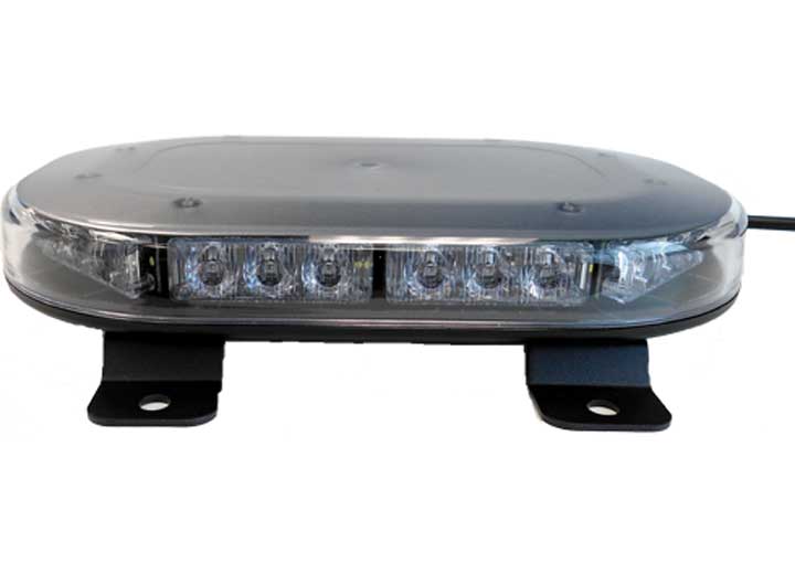 Uni-Bond Lighting 9.75 in Clear Lens Amber LED Warning Light Bar - E-2110AC - image 1