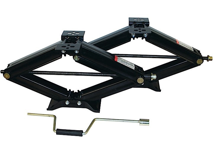 Ultra-Fab Products Ultra-Fab Ultra 24" Scissor Jacks, Pack of (2) Stabilizers with Crank Handle, 5000 lb Scissor Jack Weight Capacity - 48-979002 - image 1