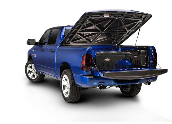 UnderCover RealTruck 2007-2019 Chevy Silverado, GMC Sierra Swing Case Truck Bed Driver Side Toolbox, Black - SC100D - image 1