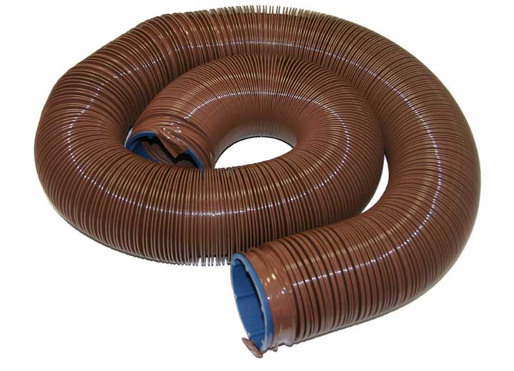 Valterra Ez Flush Standard. Drain Hose, 20 ft, Bronze, Bagged - D04-0025 - image 1