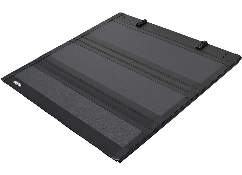 Westin With Cargo Mgmt 5 ft Bed Hard Tri-Fold Tonneau Cover Black for 2022-2026 Nissan Frontier - 19-44075 - image 1