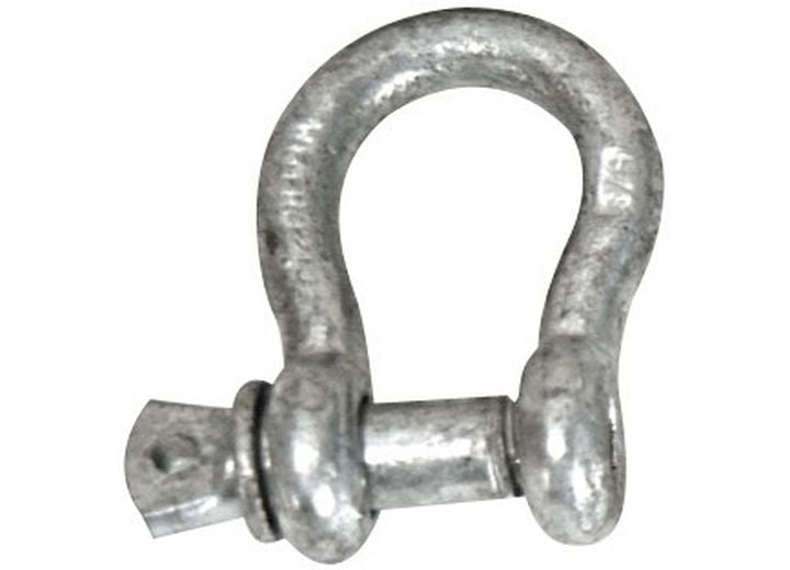 Whitecap Galvanized Steel Shackle, 1/2" Rope Size - S-1534P - image 1