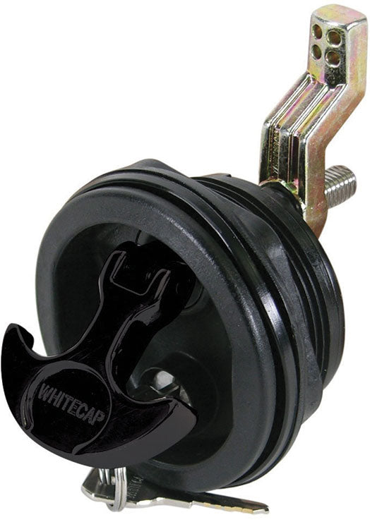 Whitecap Locking T-Style Non-Compression Nylon Handle, 3", Black Hardware - 3226BC - image 1