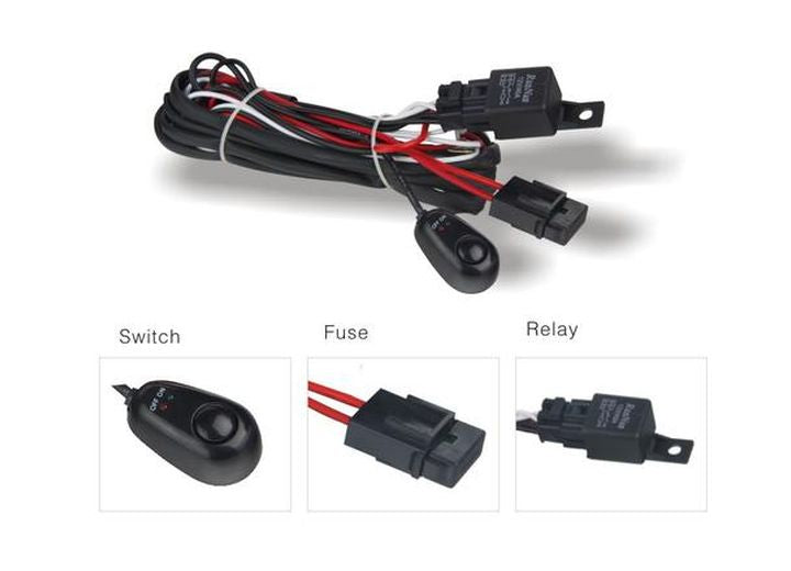 DV8 Offroad Wiring Harness With Relay And Switch - WIRE HARNESS - image 1