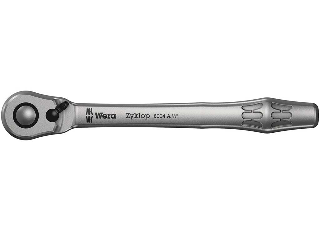 Wera Tools 8100 Sa 8 Zyklop Metal Ratchet Set With Switch Lever, 1/4 in Drive, Metric, 28-Piece - 05004018001 - image 1