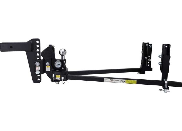 Weigh Safe TrueTow Middle Weight Distribution Hitch, 8" Drop, 2" Shank, 12.5K GTW - TTMW8-2XL - image 1