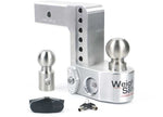 Weigh Safe Aluminum Drop Hitch, 6" Drop, 2.5" Shank, 18.5K GTW, 2.5 in Ball Mount With Weight Disbursement Gauge Hitch Size - WS6-2.5 - image 1