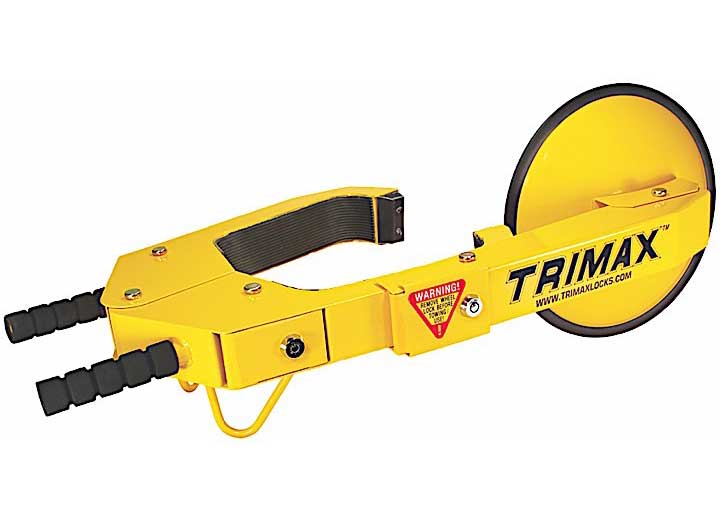 Trimax Locks Ultra Max Adjustable Wheel Lock With Heavy Steel Disc Covering Lug Nuts - TWL100 - image 1