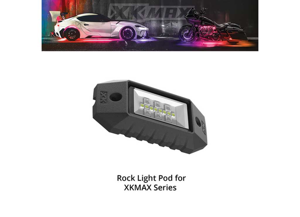 XK Glow Xkmax RGBW Addressable LED Rock Light Pod - MX-ROCK - image 1