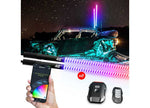 XK Glow Xkmax 48 in RGBW LED Whip Light Kit For 4x4/Offroad, UTV and ATV (2-Piece) - MX-WHIPB-ADV - image 1