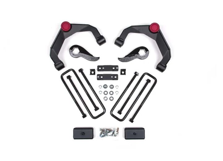 Zone Offroad 2020 GM 2500/3500 HD 3 in Adventure Series (OE Key 84634344) With Overload-Fox - C49F - image 1