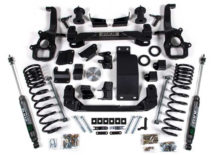 Zone Offroad 4 in Front and 3 in Rear Suspension Lift Kit for 2025 Ram 1500 4WD - D151N - image 1
