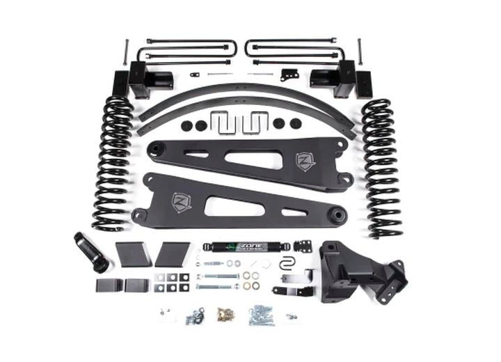 Zone Offroad 2017-19 F-250 and 350 6 in Suspension System, Diesel, 3 Leaf Main, Dual Stabilizer Kit - F89N - image 1